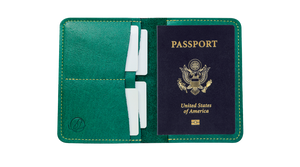 Passport Cover | Emerald & Gold