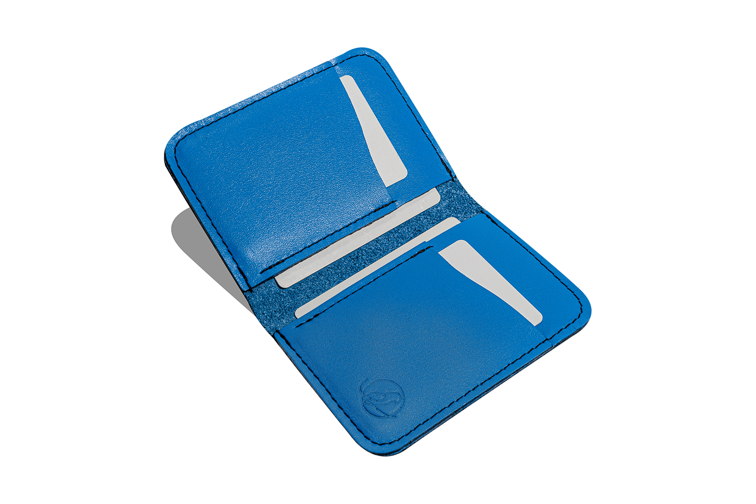 Simple Vertical Wallet | Blue Faeda
