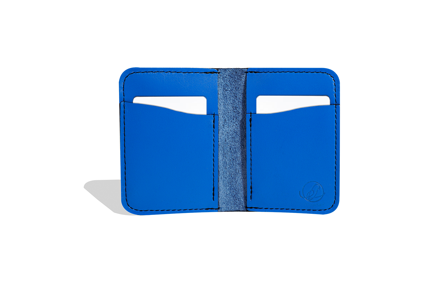 Simple Vertical Wallet | Blue Faeda